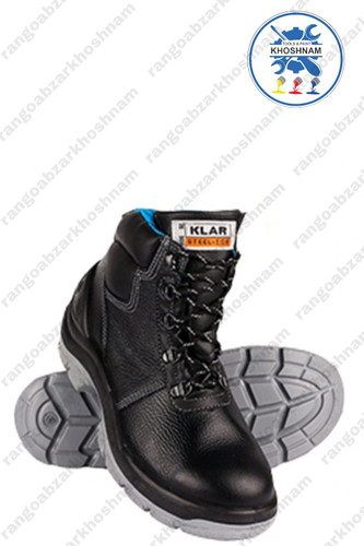 نمای روبرویی کفش ایمنی کلار مدل کواترو با طراحی ساق بلند