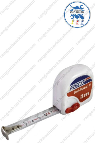 متر ۳ متری فیسکو با بدنه مقاوم ABS و نوار فلزی