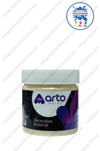 رنگ اکریلیک صدفی طلایی آرتو با ماهیت چندرنگ برای دکوراسیون داخلی