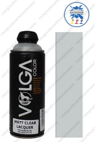 خرید و قیمت اسپری رنگ MATT CLEAR LACQUER کیلر مات ولگا کالر VOLGA حجم ۴۰۰ میل