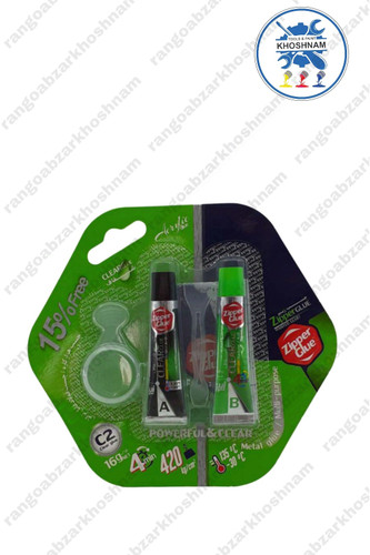 خرید و قیمت چسب ۲ قلو هزار کاره شفاف ۱۶ گرم زیپر zipper ،با بهترین ومناسب ترین قیمت + ارسال فوری