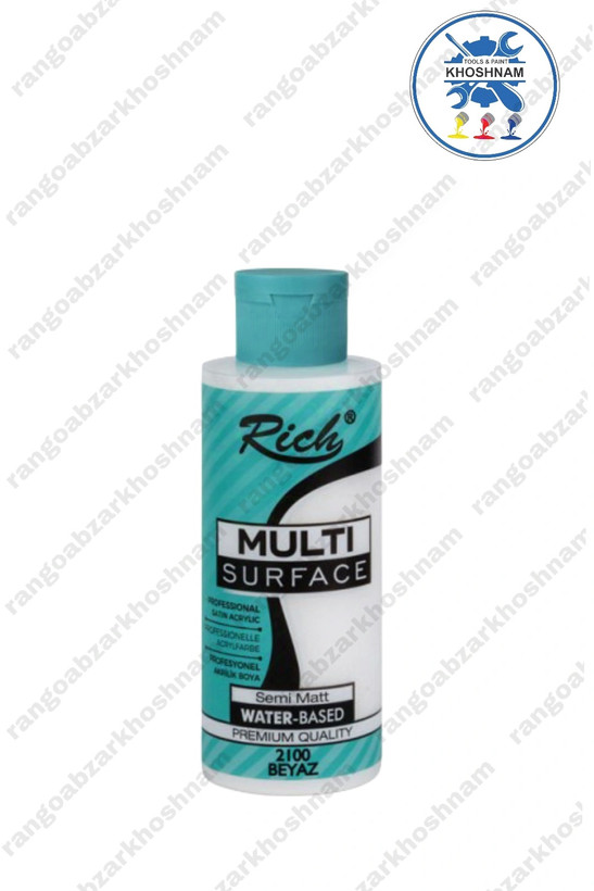 خرید و قیمت رنگ مولتی سورفیس سفید تیتانیوم ریچ کد 2100 حجم 120 میل ،با بهترین کیفیت ومناسب ترین قیمت + ارسال فوری