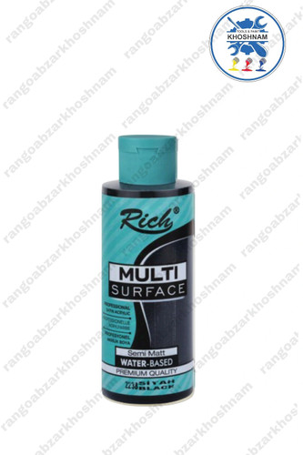 خرید و قیمت رنگ مولتی سورفیس مشکی ریچ کد 2238 حجم 120 میل ،با بهترین کیفیت ومناسب ترین قیمت + ارسال فوری