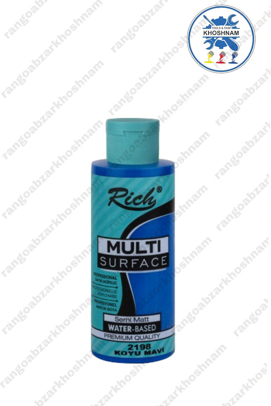 خرید و قیمت رنگ مولتی سورفیس آبی لاجوردی ریچ کد 2198 حجم 120 میل ،با بهترین کیفیت ومناسب ترین قیمت + ارسال فوری