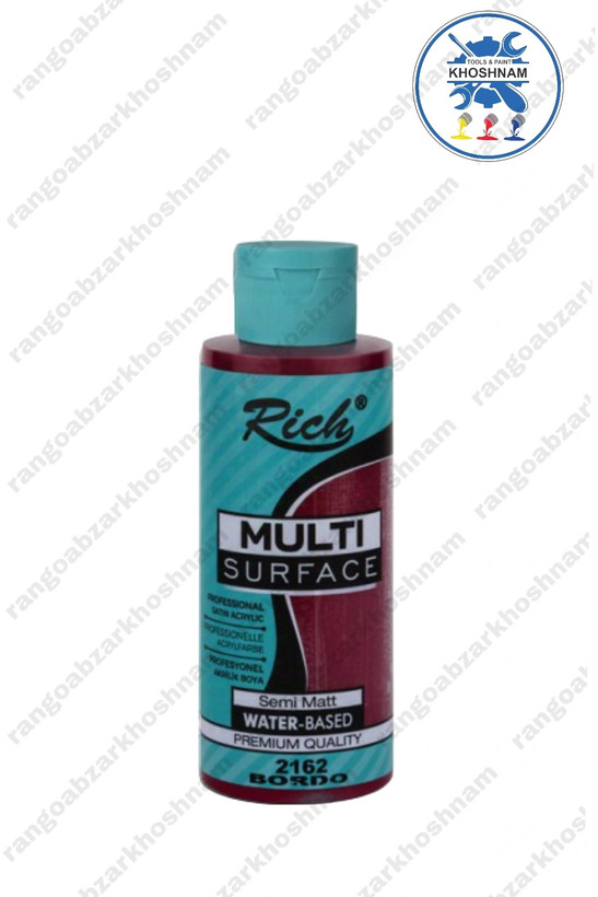 خرید و قیمت رنگ مولتی سورفیس زرشکی ریچ کد 2162 حجم 120 میل ،با بهترین کیفیت ومناسب ترین قیمت + ارسال فوری