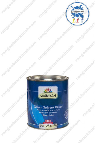 رنگ روغنی براق اطلس سفید کیلو کد 1000 مناسب سطوح داخلی خانه