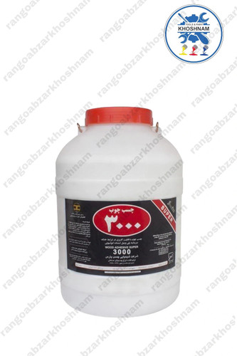 دبه چسب چوب پارس ۳۰۰۰ حجم ۲۱.۵ کیلوگرم با چسبندگی بالا و خشک شدن شفاف