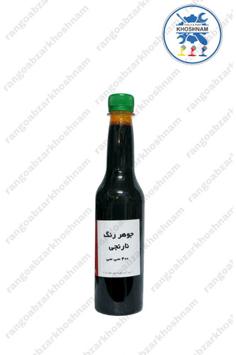 بطری ۴۰۰ میل جوهر رنگ نارنجی زرفام