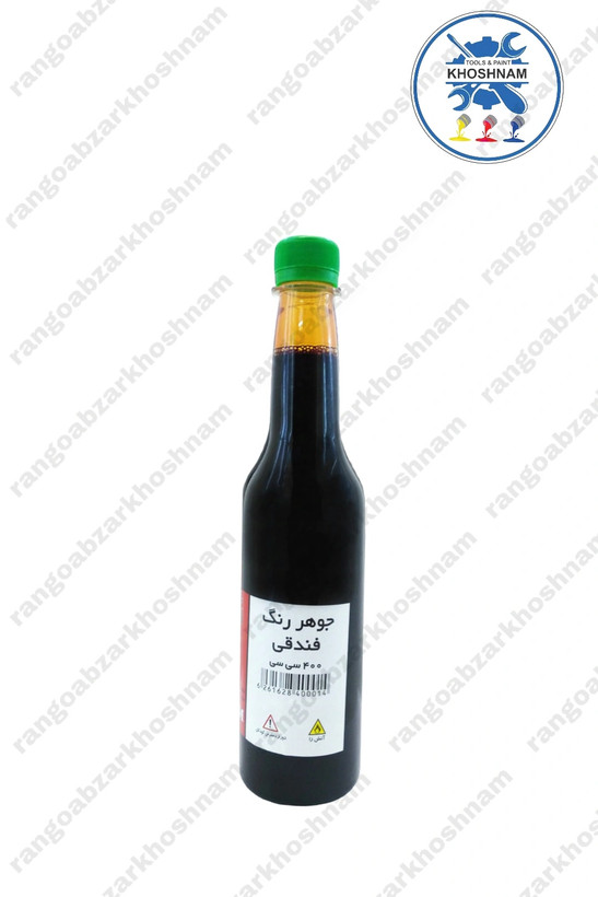 جوهر رنگ فندقی زرفام مخصوص چوب و رزین،شفاف و طبیعی مناسب مبلمان و فرفورژه