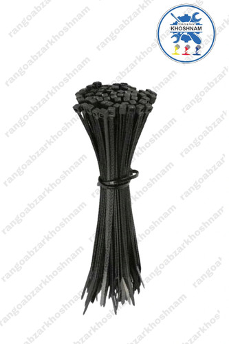 خرید و قیمت بست کمربندی روزا مشکی پهن ۳۰ سانتی متر بسته ۱۰۰ عددی، با بهترین کیفیت ومناسب ترین قیمت + ارسال فوری