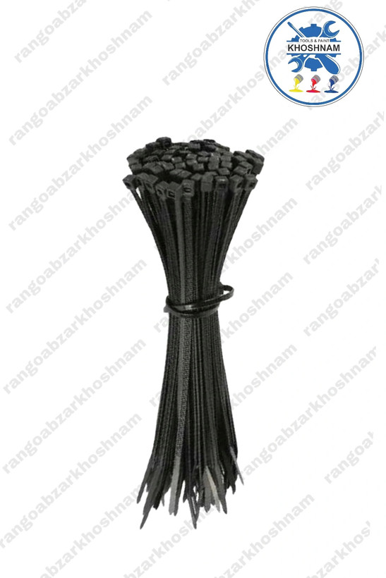 خرید و قیمت بست کمربندی روزا مشکی ۳۰ سانتی متر بسته ۱۰۰ عددی، با بهترین کیفیت ومناسب ترین قیمت + ارسال فوری