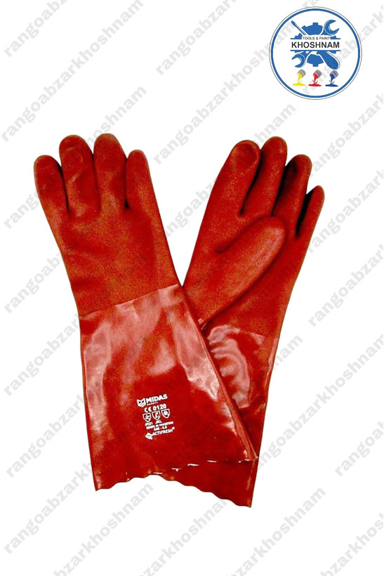 خرید و قیمت دستکش ضد اسید ساق بلند میداس، با بهترین کیفیت ومناسب ترین قیمت + ارسال فوری