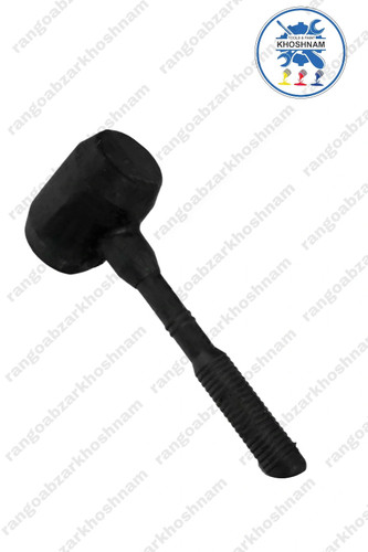 تصویر چکش تمام لاستیکی سایز متوسط مخصوص کاشی کاری