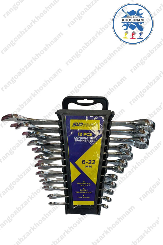 خرید و قیمت آچار پلکانی یکسر تخت یکسر رینگی سان تولز ۶-۲۲ مجموعه ۱۲ عددی، با بهترین کیفیت ومناسب ترین قیمت + ارسال فوری