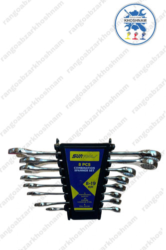 مجموعه ۸ عددی آچار پلکانی سان تولز یکسر تخت یکسر رینگی