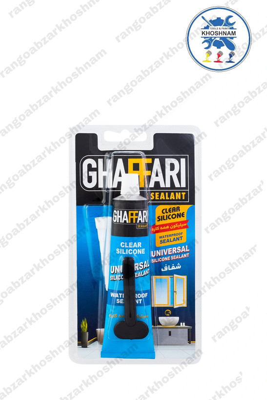 خرید و قیمت چسب سیلیکون بیرنگ همه کاره غفاری ۸۵ گرمی مدل UNIVERSAL، با بهترین کیفیت ومناسب ترین قیمت + ارسال فوری