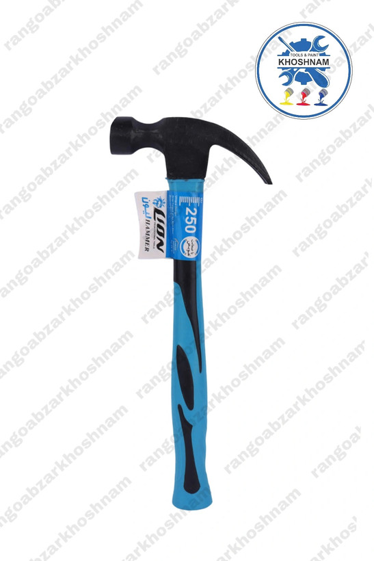 چکش میخکش لیون دسته بلند مدل ۲۵۰ گرمی با دسته فایبر مقاوم